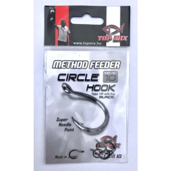 Top Mix Method feeder Circle hook #10